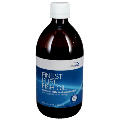 Product image for Finest Pure Fish Oil (500 Milliliters). Discontinued.