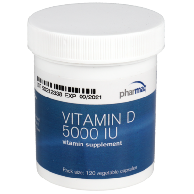 Vitamin D 5000iu 120 capsules