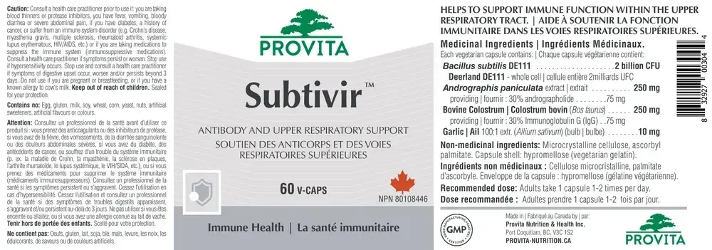 Product image for Subtivir.