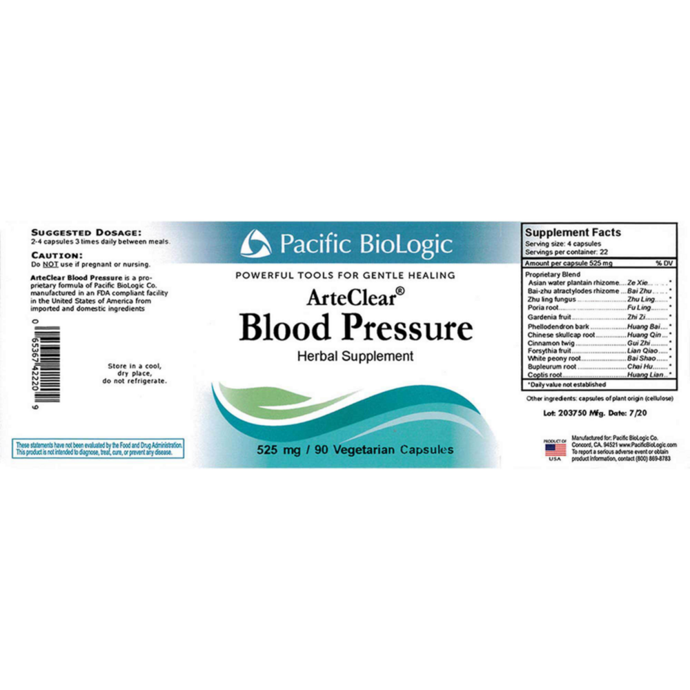Product image for ArteClear: Blood Pressure.