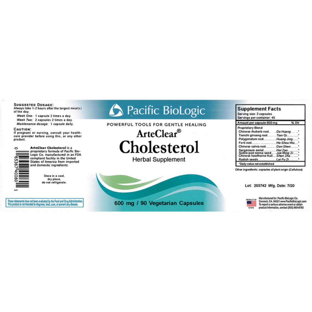 Product image for ArteClear: Cholesterol.