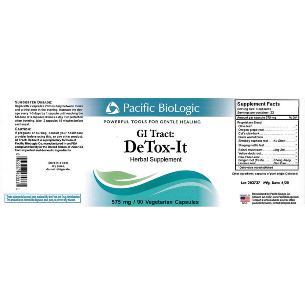 Product image for GI Tract: DeTox-it.