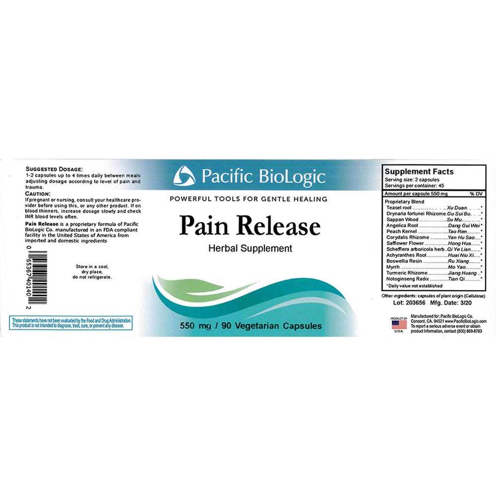 Product image for Pain Release.