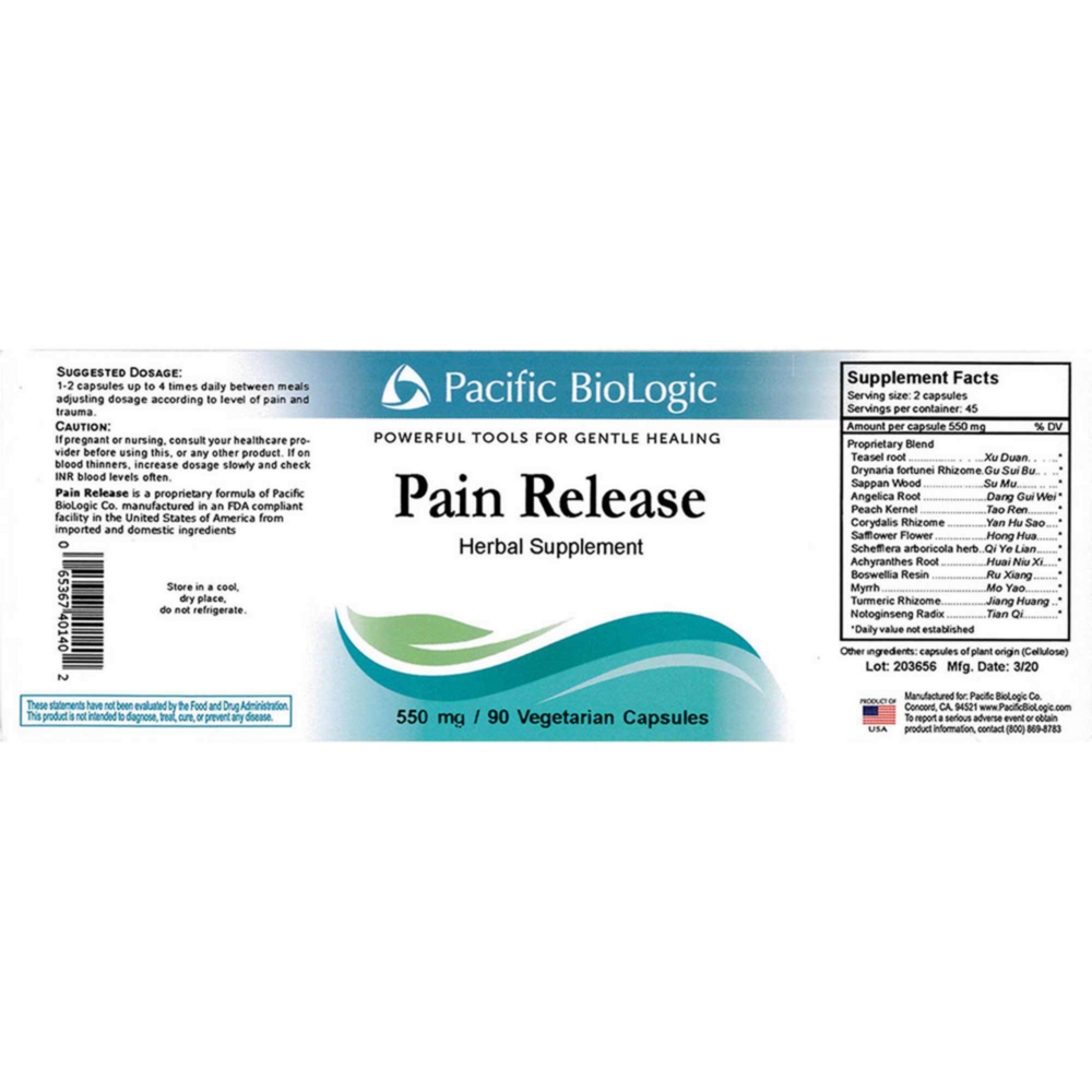 Product image for Pain Release.
