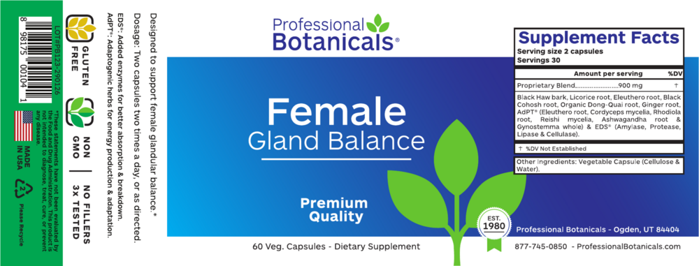 Product image for FemaleGland Balance.
