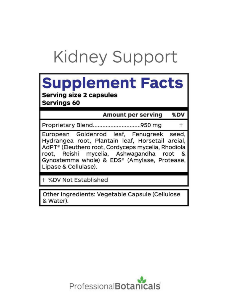 Product image for Kidney Support.