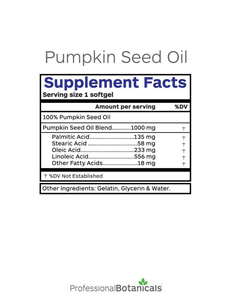 Product image for Pumpkin Seed Oil.