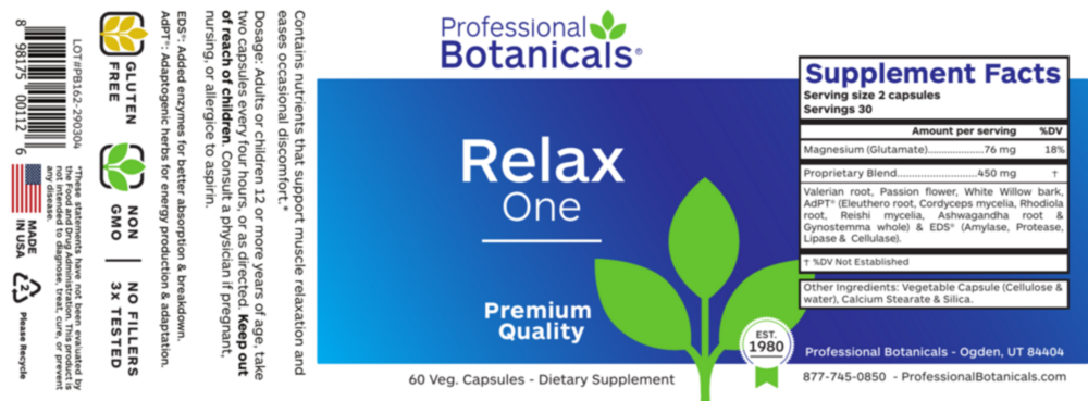 Product image for Relax One.