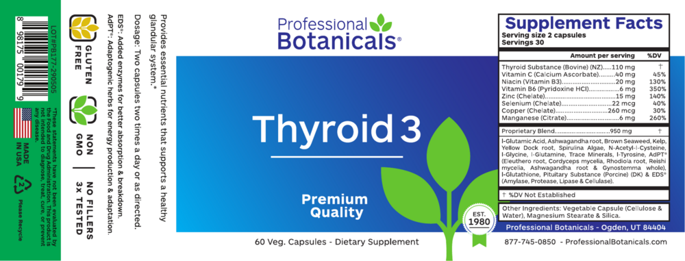 Product image for Thyroid 3.