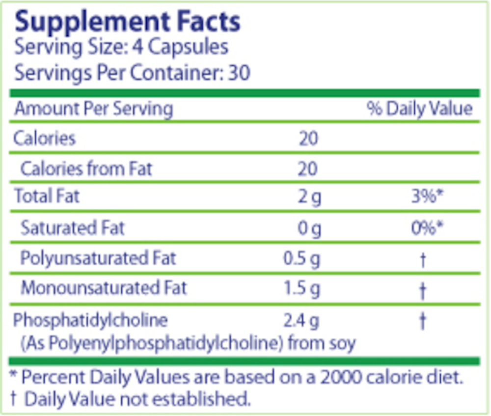 Product image for PhosChol PPC 600mg.