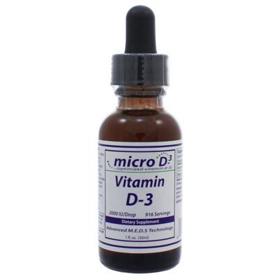 Micro Vitamin D3 2,000IU Liquid 30 Milliliters