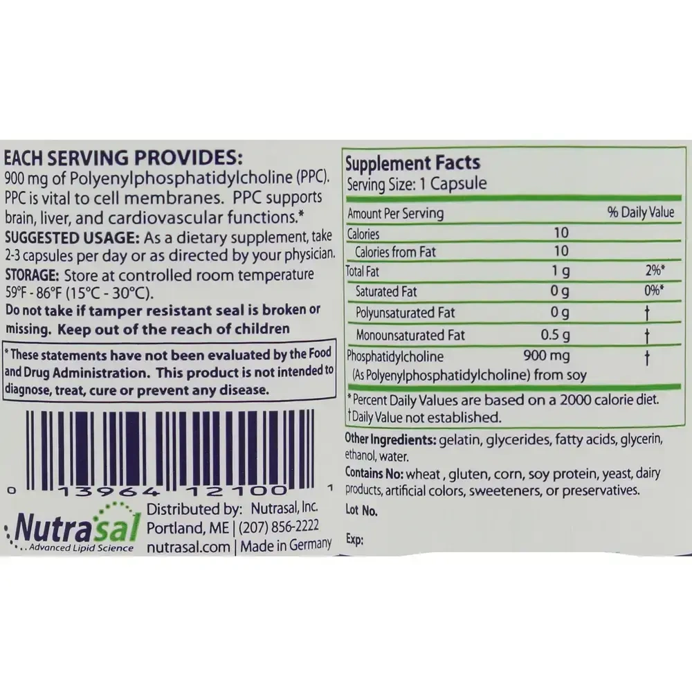 Product image for PhosChol PPC 900mg.