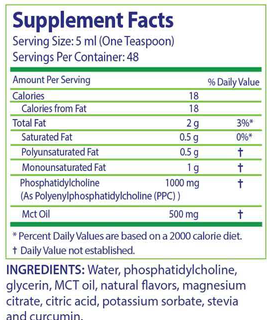 Product image for PhosChol Kids Liquid Liposome Orange Cream.
