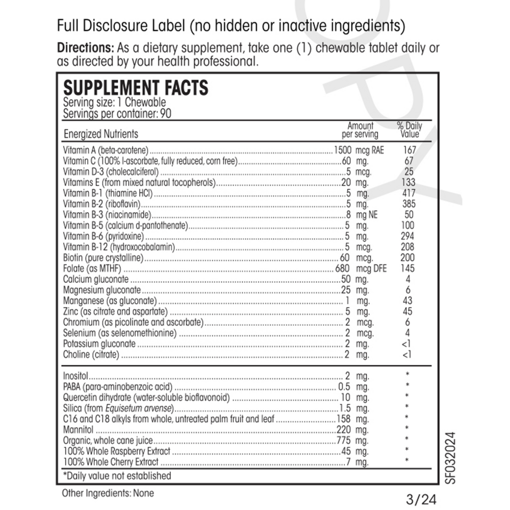 Product image for LifeGuard Chewables Cherry/Rasp.