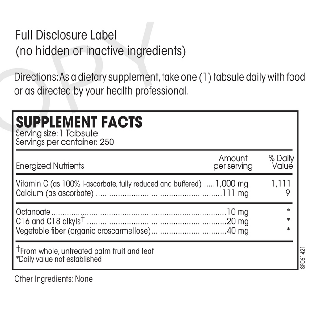 Product image for Potent C Guard 1000mg.