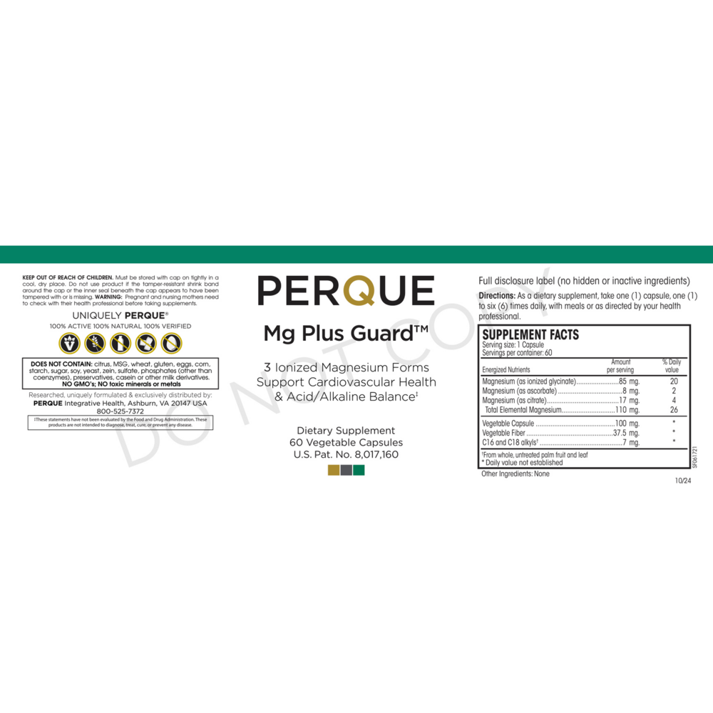 Product image for Magnesium Plus Guard.