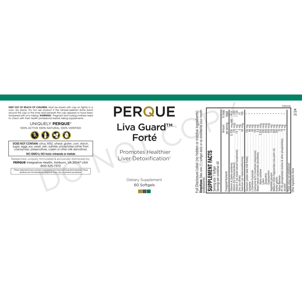 Product image for Liva Guard Forte.