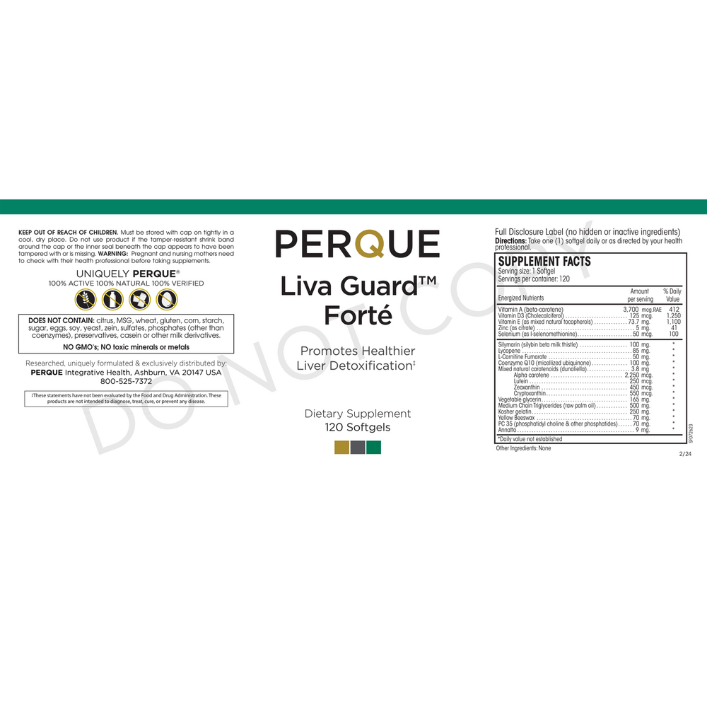 Product image for Liva Guard Forte.