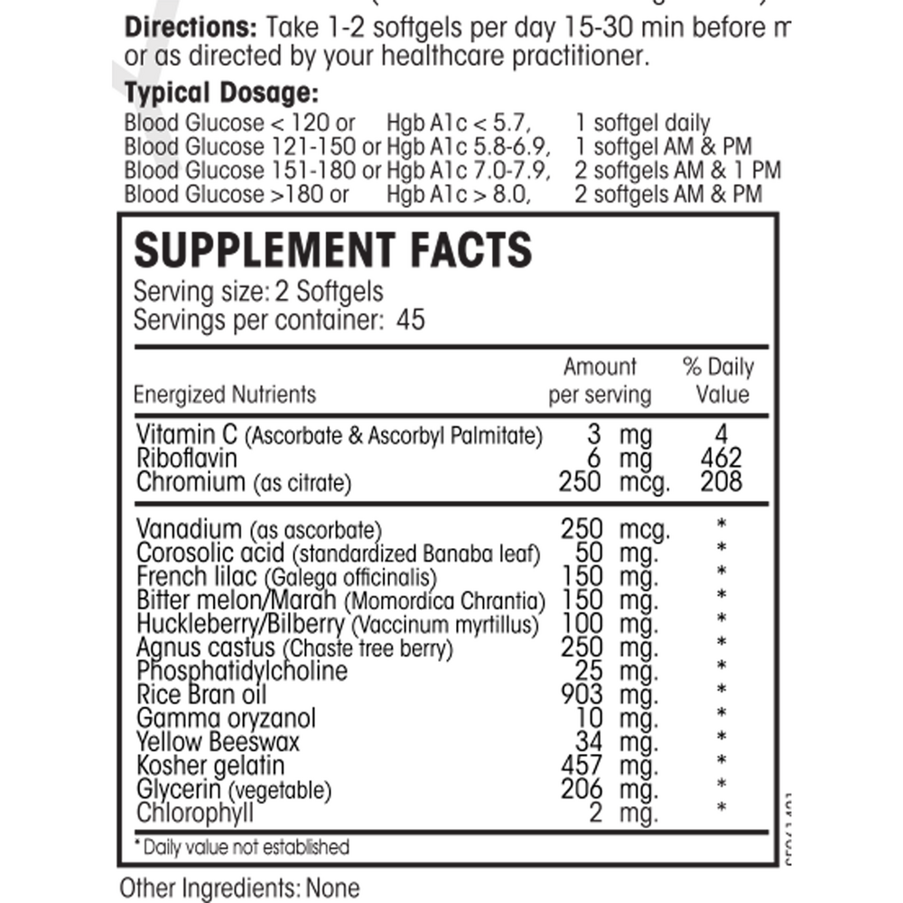 Product image for Glucose Regulation Guard Forte.