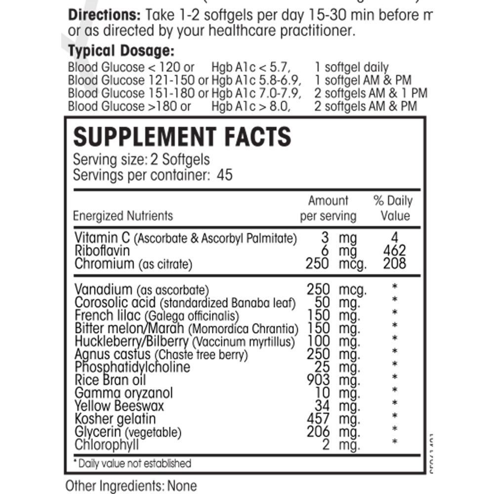 Product image for Glucose Regulation Guard Forte.