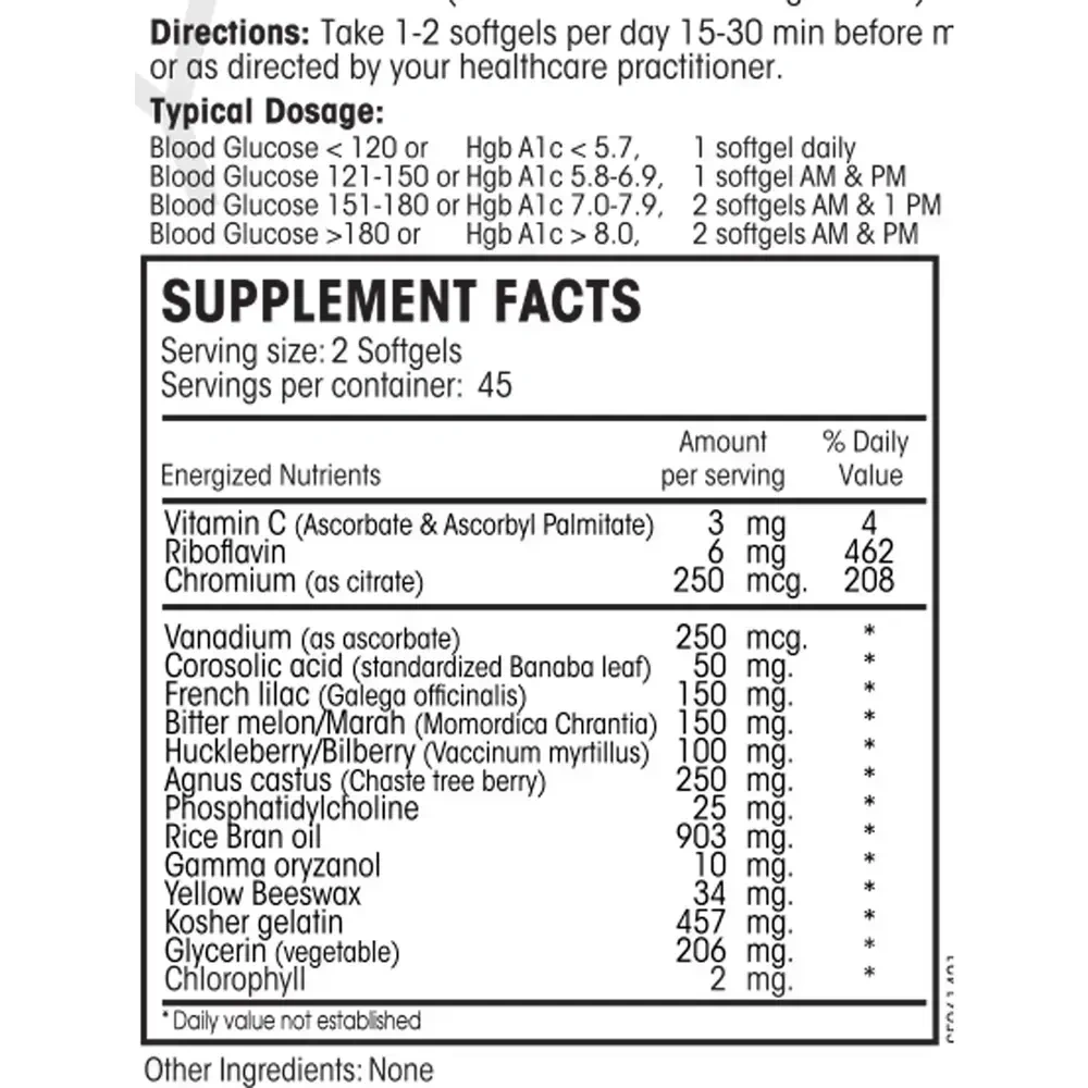Product image for Glucose Regulation Guard Forte.