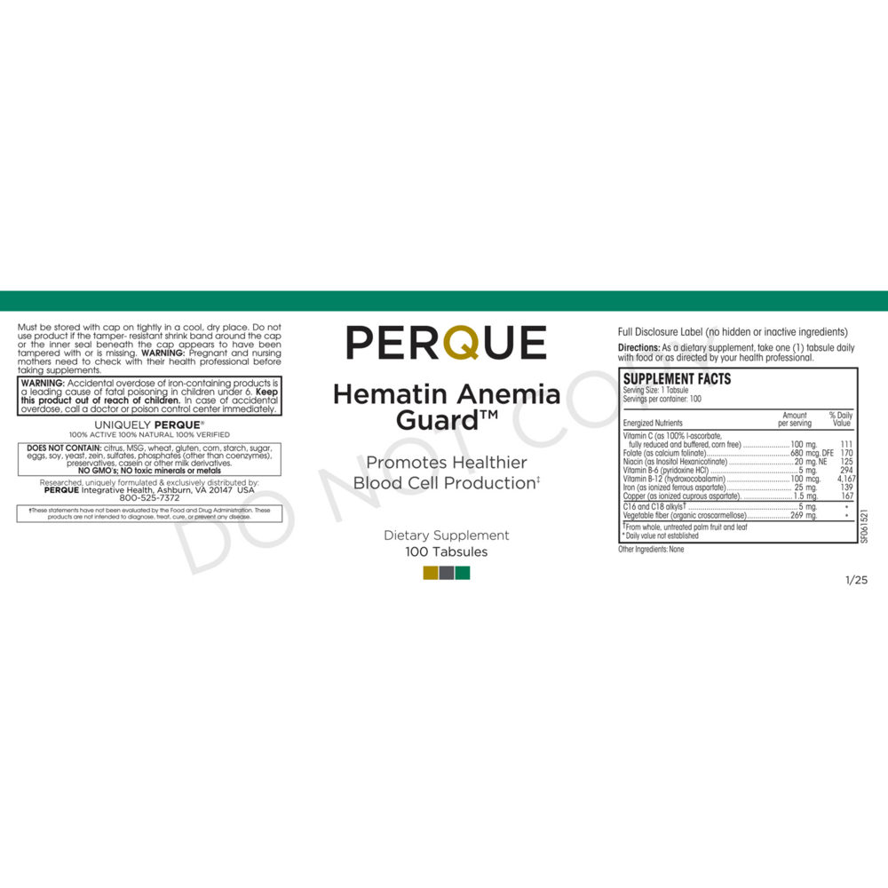Product image for Hematin Anemia Guard.