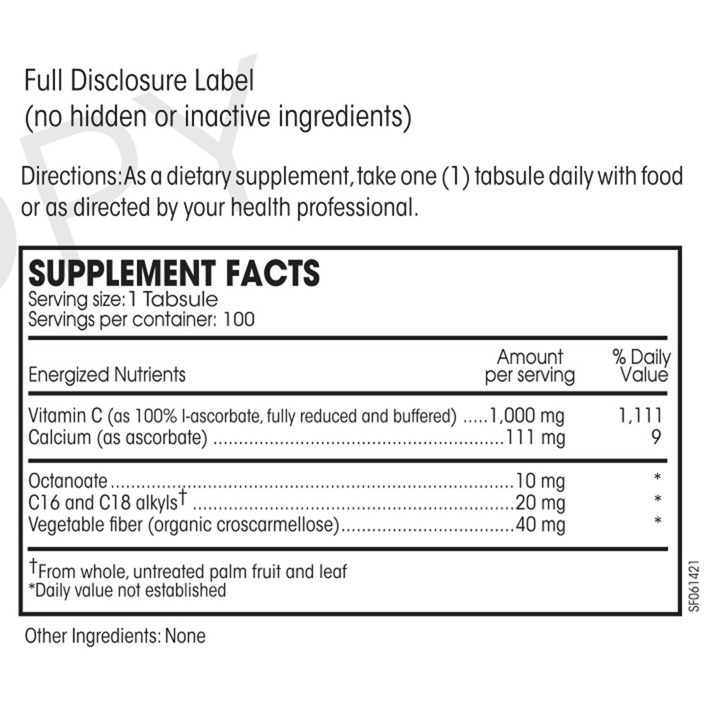 Product image for Potent C Guard 1000mg.