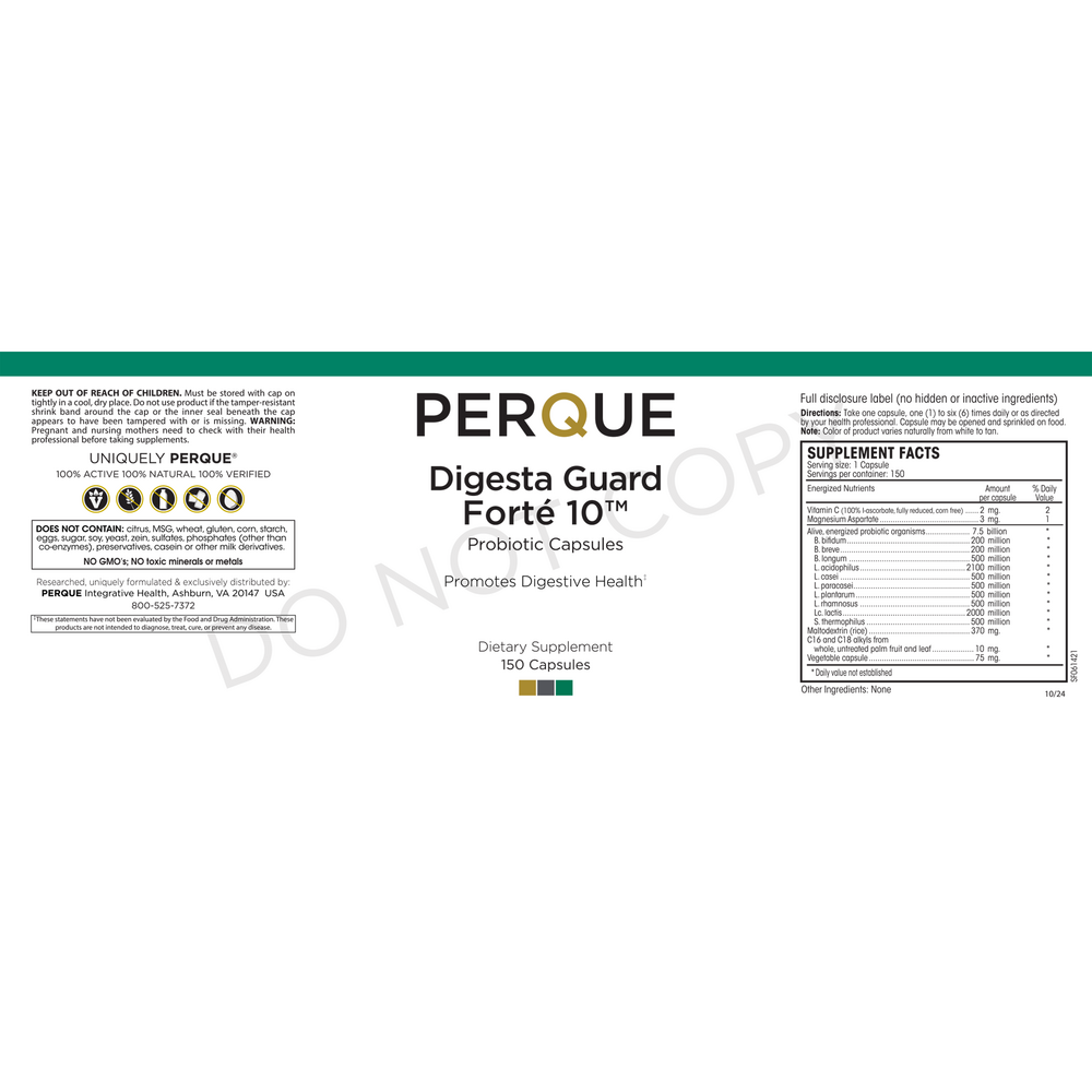 Product image for Digesta Guard Forte 10.