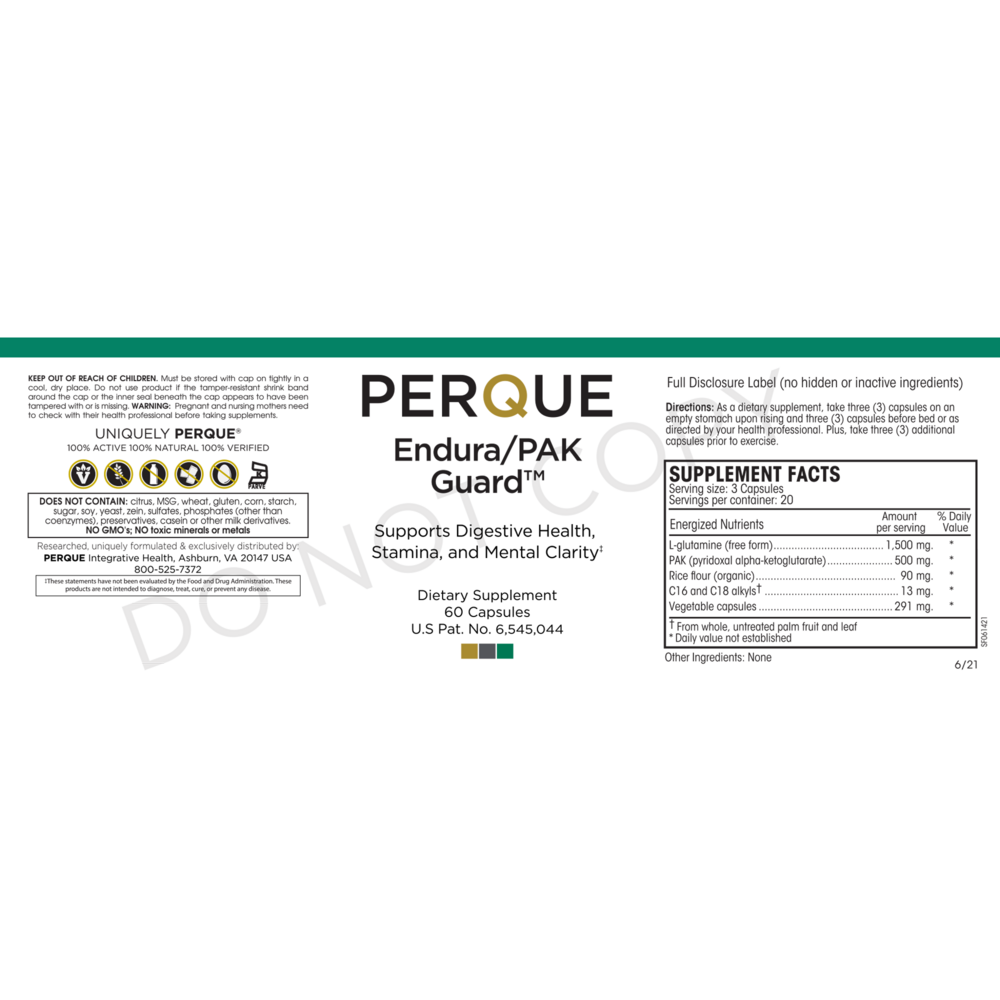 Product image for Endura/PAK Guard.