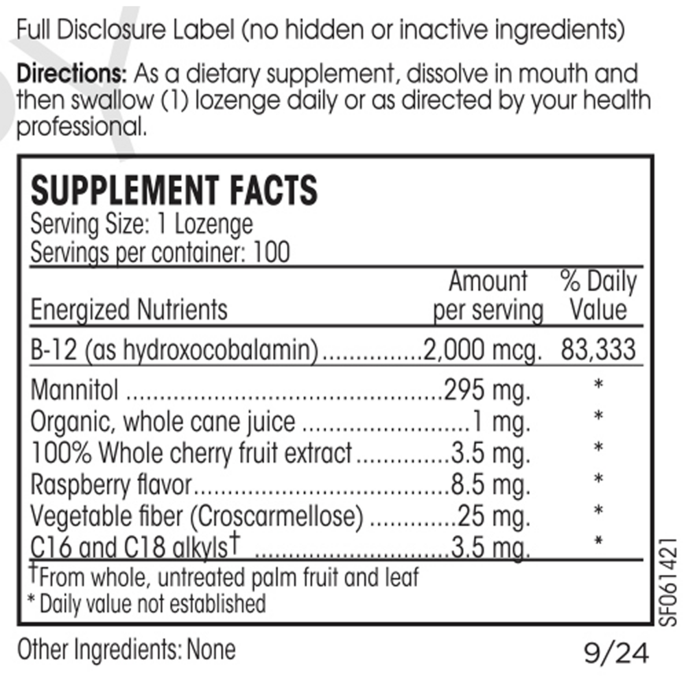 Product image for Activated B-12 Guard 2000mcg.