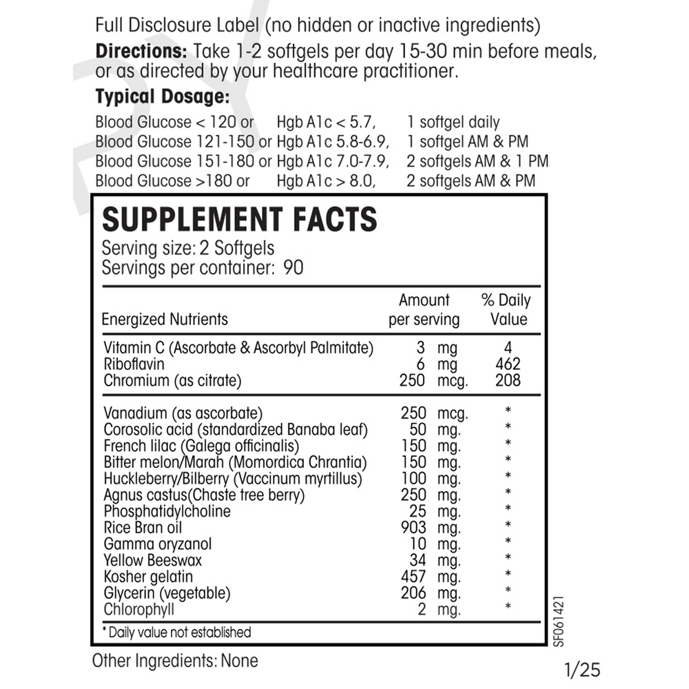Product image for Glucose Regulation Guard Forte.