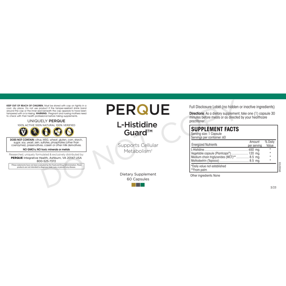 Product image for L-Histidine Guard.