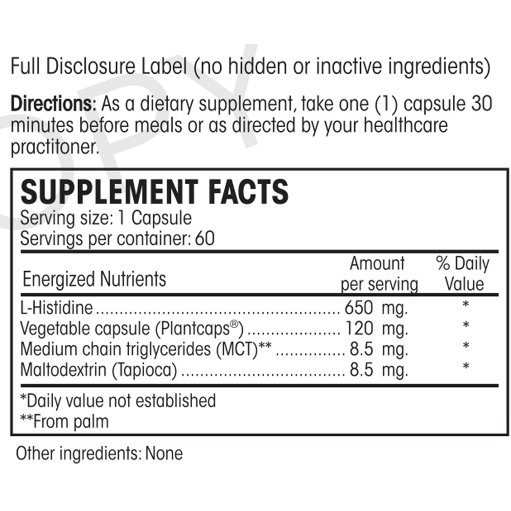 Product image for L-Histidine Guard.