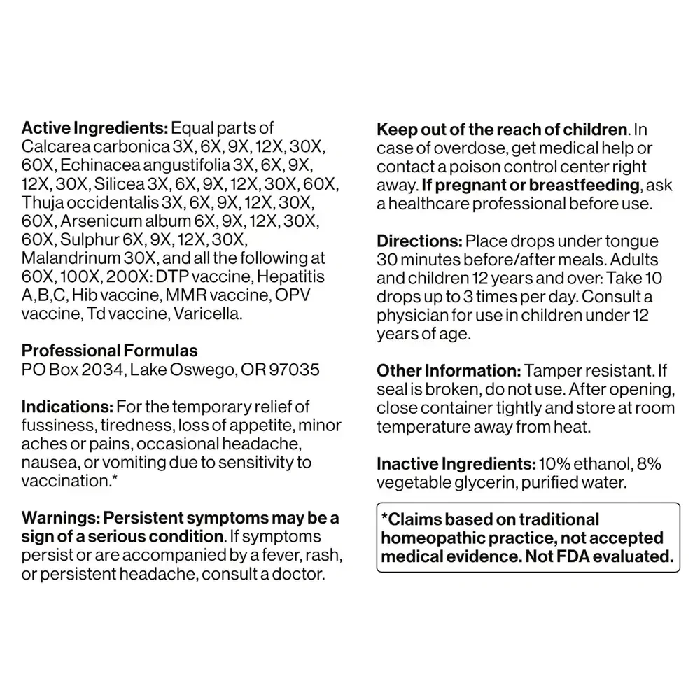 Product image for Childhood Immunization Detox.