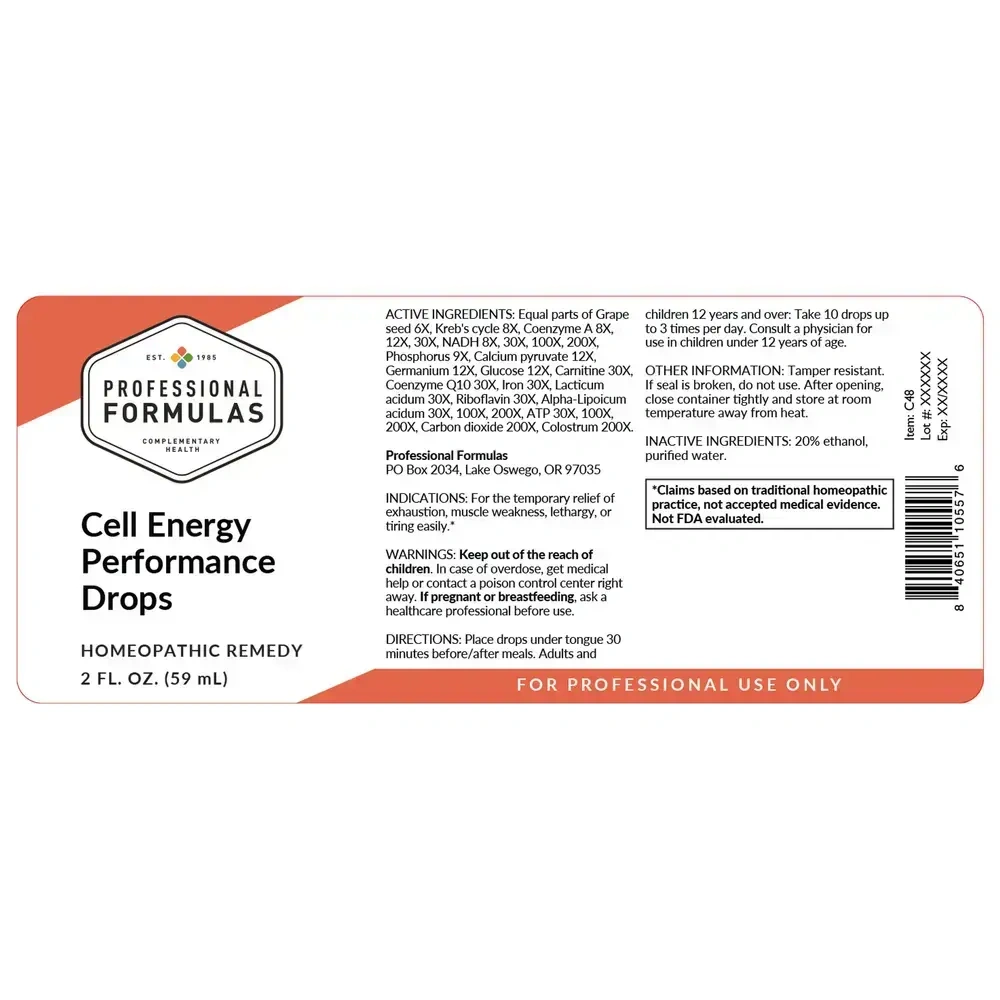 Product image for Cell Energy Performance.