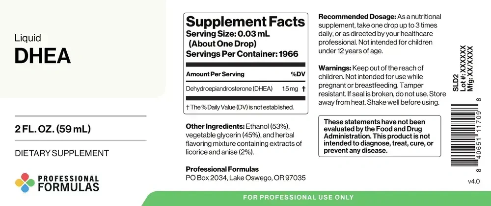 Product image for Liquid DHEA.