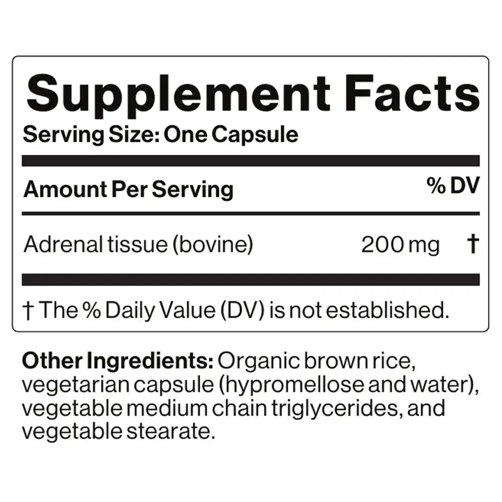 Product image for Pure Adrenal 200.
