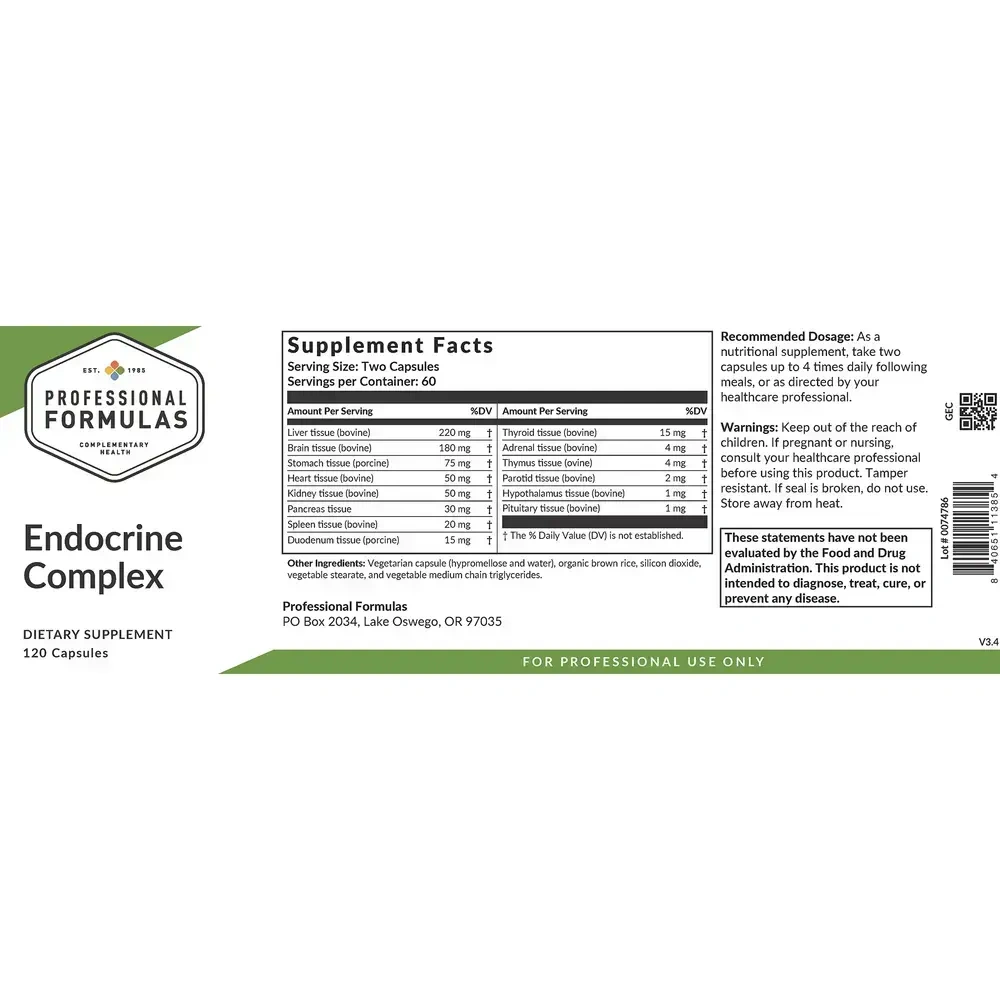 Product image for Endocrine Complex.
