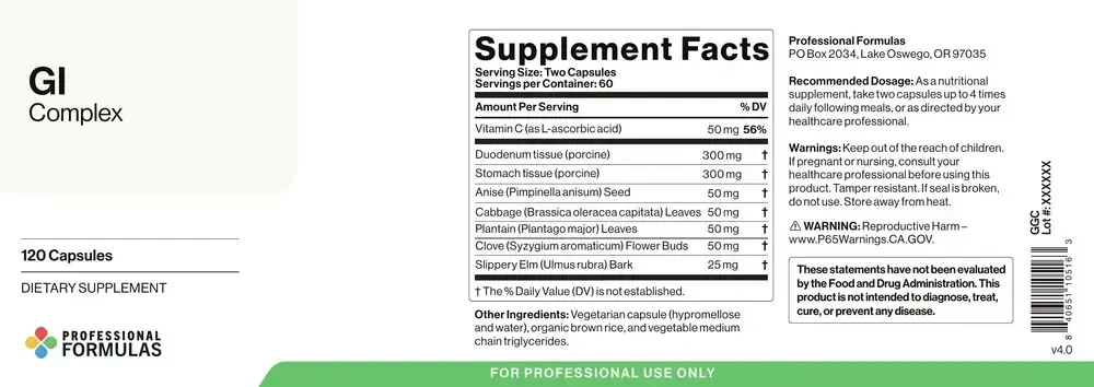 Product image for GI Complex.