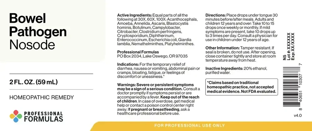 Product image for Bowel Pathogen Nosode.