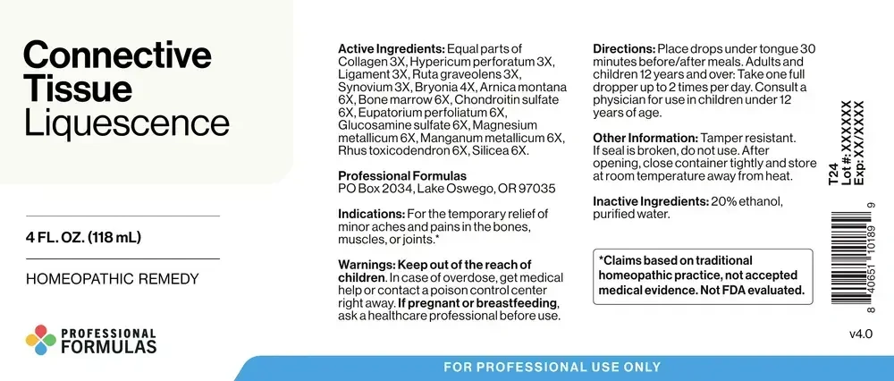 Product image for Connective Tissue Liquescence.
