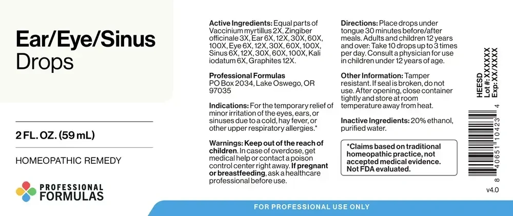 Product image for Ear Eye Sinus Drops.