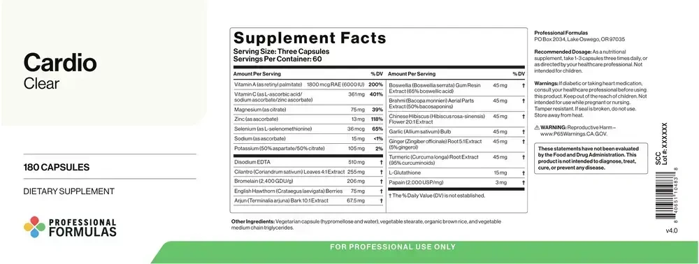Product image for Cardio Clear.
