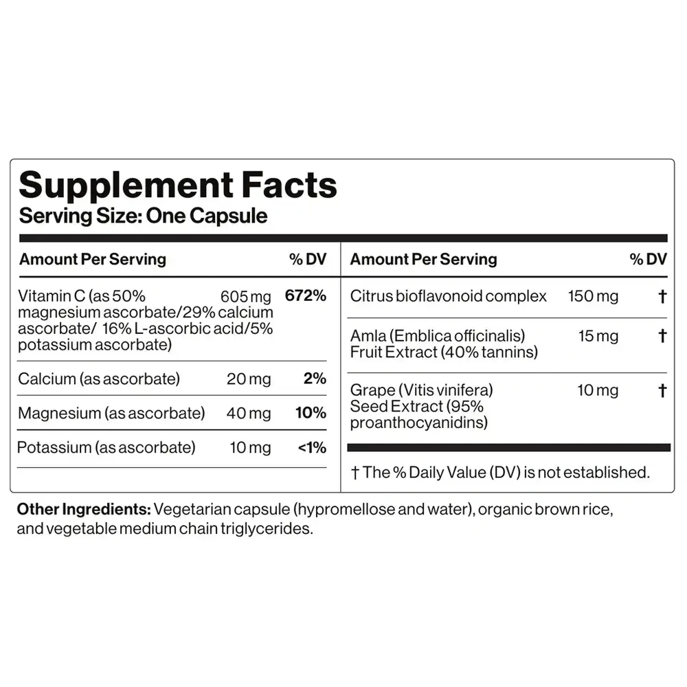 Product image for Vitamin C Ascorbate(buffered).