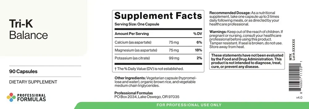 Product image for Tri-K Balance.