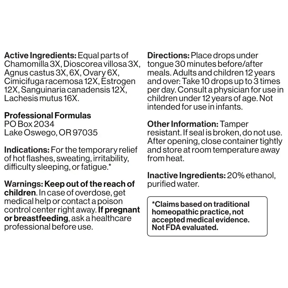 Product image for Menopause Drops.