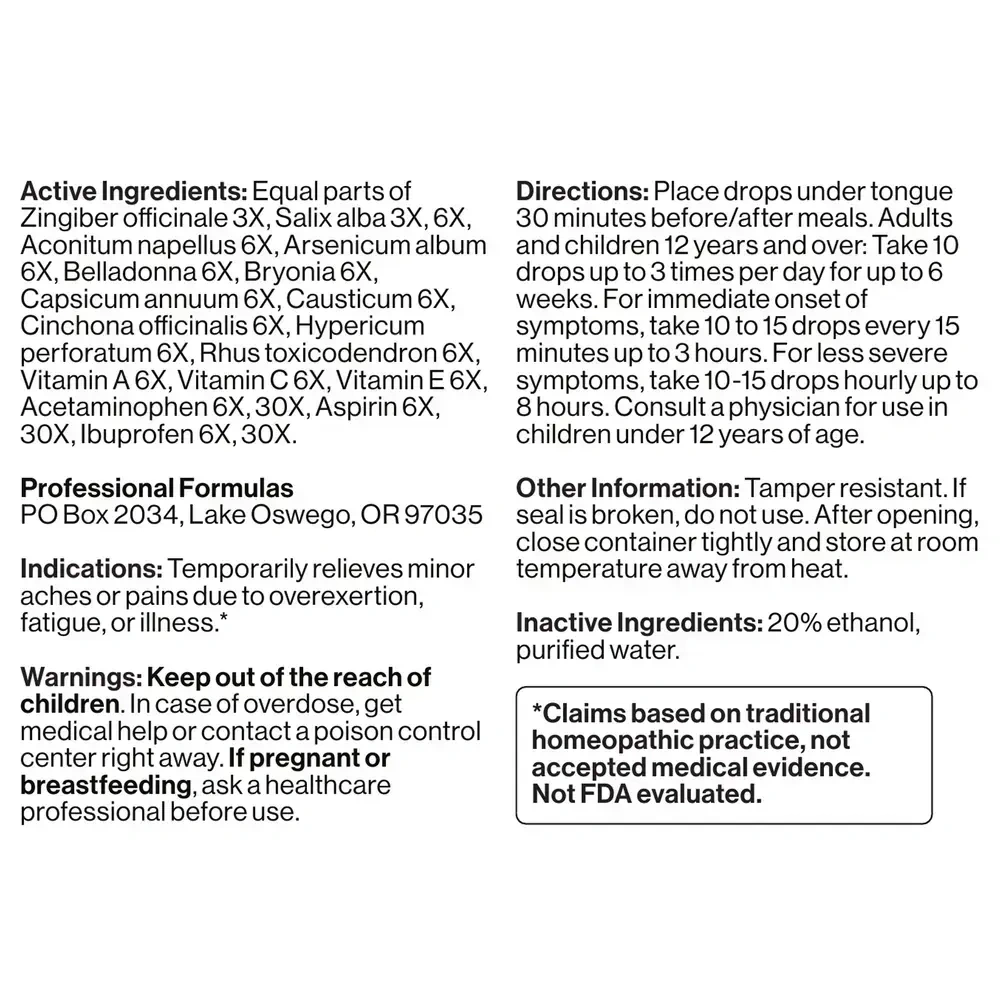 Product image for Pain Formula Drops.
