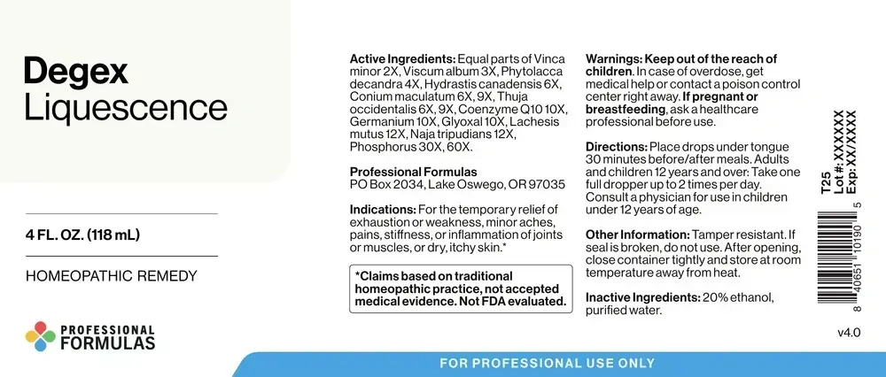 Product image for Degex Liquescence.