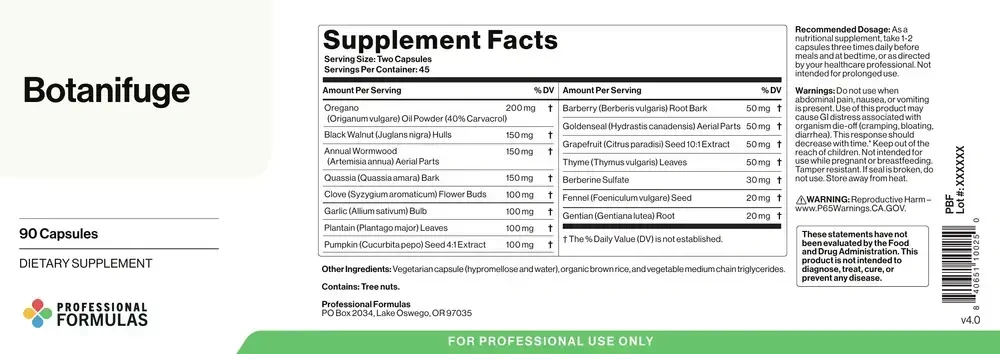 Product image for Botanifuge.