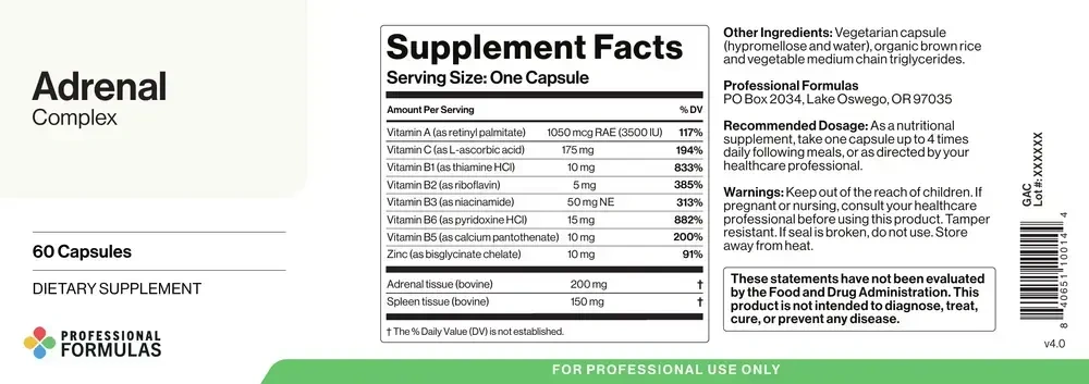 Product image for Adrenal Complex.